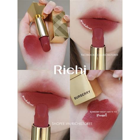 Son BURBERRY 93 MATTE RUSSET Vỏ Vàng 